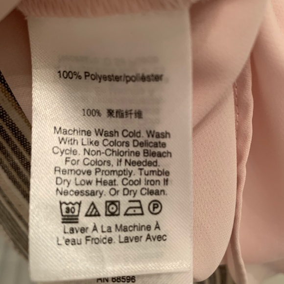 Never Worn DKNY blush color blouse - Picture 5 of 5